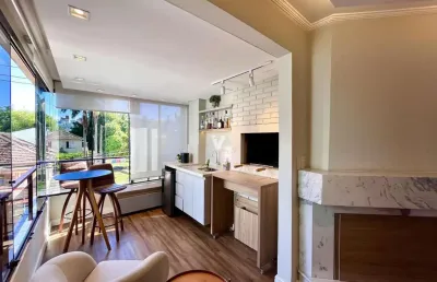 Apartamento 3 dormitórios com suíte, espaço gourmet e 1 vaga no centro