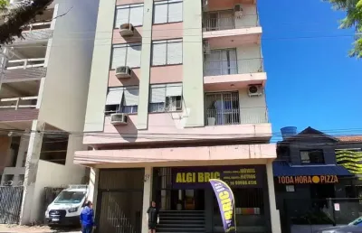 Apartamento 1 dormitório semimobiliado na av. presidente vargas