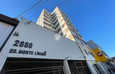 Apartamento central 2 dormitórios com 1 box de garagem.