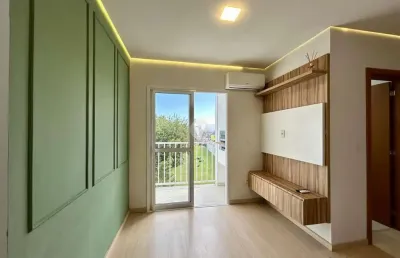 Apartamento com 2 dormitórios, sacada com churrasqueira e vaga de garagem