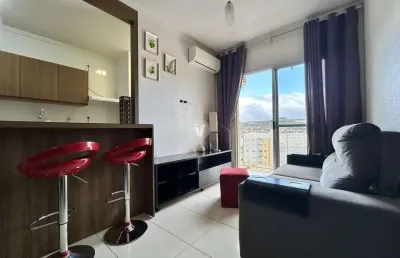 Apartamento 2 dormitórios mobiliado, 1 vaga, localizado próximo à av. medianeira