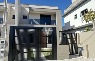 Casa nova de 3 dormitórios, localizada no res. arvorecer, bairro camobi