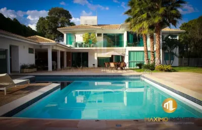 Casa com 5 dormitórios à venda, 550 m² por r$ 4.900.000,00 - condomínio condados da lagoa - lagoa santa/mg