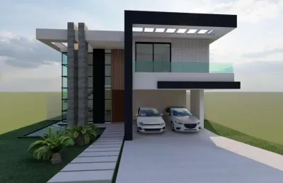Casa com 5 dormitórios à venda, 283 m² por r$ 2.600.000,00 - condominio alphaville - vespasiano/mg