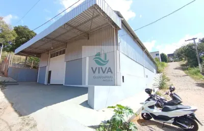 Galpão comercial 320m² para locação no portal,  guarapari-es - realize negócios imobiliários.