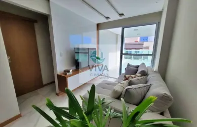 Apartamento decorado e mobiliado composto por 3 quartos á venda na praia do morro,  guarapari-es - realize negócios imobiliários.