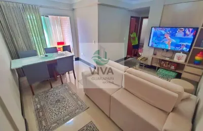 Apartamento decorado e mobiliado á venda na praia do morro, guarapari-es.