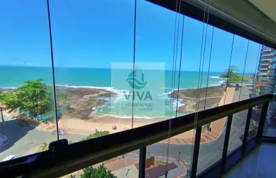 Apartamento de frente para o mar na praia das virtudes, guarapari-es