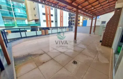 Cobertura linear composto por 2 quartos, na quadra do mar e área goumet privativa à venda na praia do morro, guarapari-es - realize negócios imobiliários.