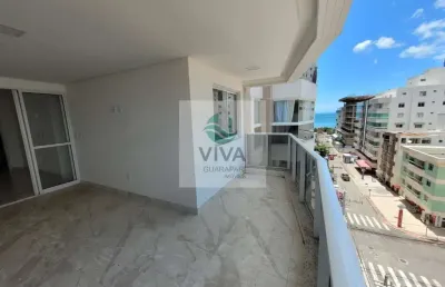 Apartamento com vista para o mar á venda na praia do morro, guarapari-es
