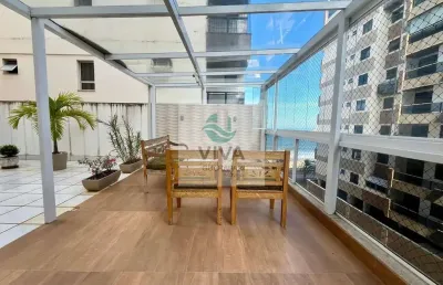 Apartamento mobiliado  composto por 3 quartos á venda na praia do morro, guarapari-es - realize negócios imobiliários.