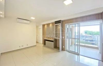 Apartamento para locação no condomínio mirage, próximo ao jaú serve supermercados - ribeirão preto/sp.