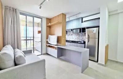 Apartamento mobiliado de 51m² de área útil para locação, próximo ao ribeirão shopping - bairro alto da boa vista, ribeirão preto/sp.