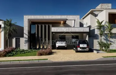 Casa térrea à venda no condomínio reserva imperial, próximo ao novo shopping - ribeirão preto/sp.