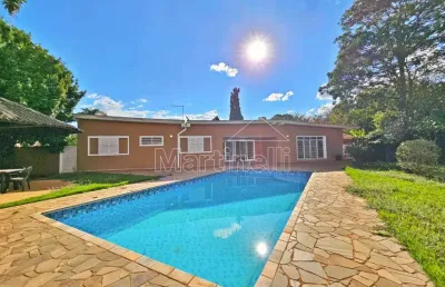 Casa térrea residencial de 900m² de área de terreno e 278m² de área construída para locação no bairro jardim recreio, próximo à avenida bandeirantes -  ribeirão preto/sp.
