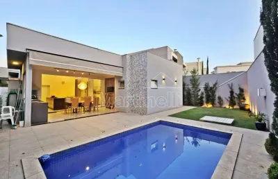 Casa térrea à venda no condomínio terras de florença, próximo ao shopping iguatemi - ribeirão preto/sp.