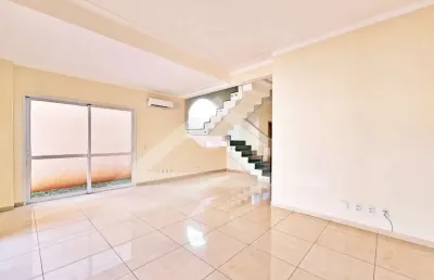 Sobrado para locação no condomínio baraúna residencial, próximo ao parque curupira - ribeirão preto/sp.