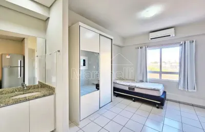 Flat mobiliado à venda no condomínio the spot, próximo à unaerp - ribeirão preto/sp.