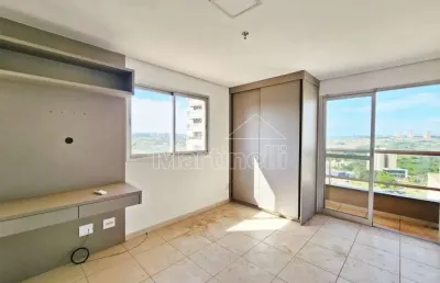 Flat para venda e locação no edifício monte santo, próximo ao ribeirão shopping - ribeirão preto/sp.