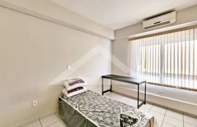 Kit mobiliada para locação no condomínio the spot, próximo a faculdade unaerp - ribeirão preto/sp.