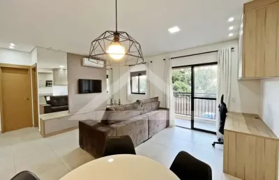 Apartamento mobiliado para venda e locação no condomínio varanda botânico, próximo ao parque carlos raya - ribeirão preto/sp.