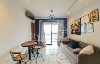 Flat 35m² de área útil para locação no edifício toscana, próximo ao ribeirão shopping - ribeirão preto/sp.