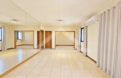 Apartamento de 140m² de área útil para locação no condomínio jataí, próximo ao ribeirão shopping - bairro jardim botânico, ribeirão preto/sp.