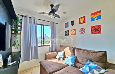 Apartamento semi mobiliado à venda no edifício parc juruá, próximo à rua dos andradas - ribeirão preto/sp.