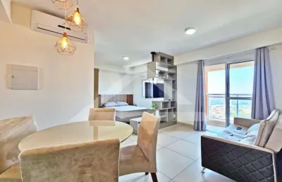 Flat mobiliado de 39m² de área útil para locação - bairro jardim sumaré, ribeirão preto/sp.