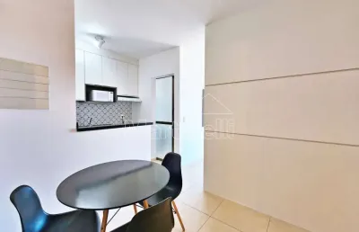 Flat semi mobiliado para locação no condomínio vila boim center, próximo a faculdade faap - ribeirão preto/sp.