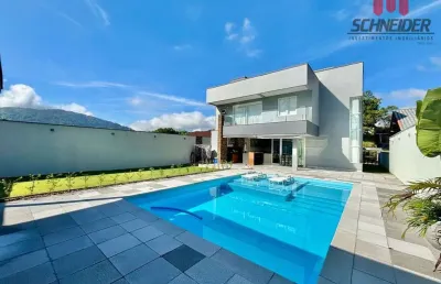 Casa com 3 dormitórios à venda no bairro nações em timbó/sc