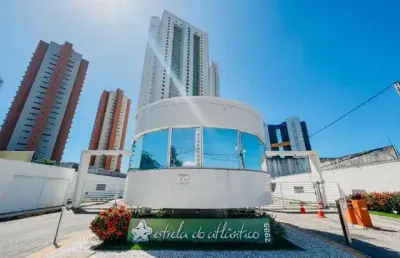 Oferta!! apartamento 2/4 suite no cond. clube estrela do atlântico
