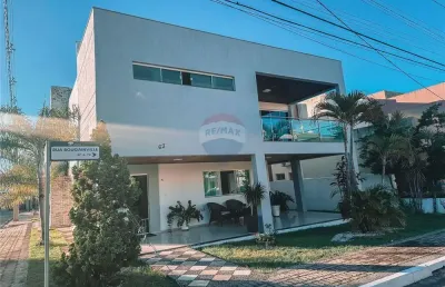 Casa alto padrão, energia solar 5/4 04 suites no cond. jardim atlântico