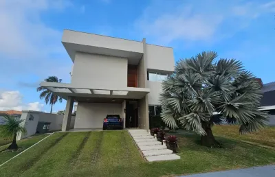 Belíssima casa alto padrão 04 suítes no condomínio alphaville - natal rn
