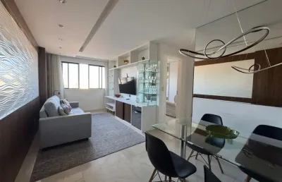 Lindo apartamento mobiliado no condomínio tintoretto - capim macio
