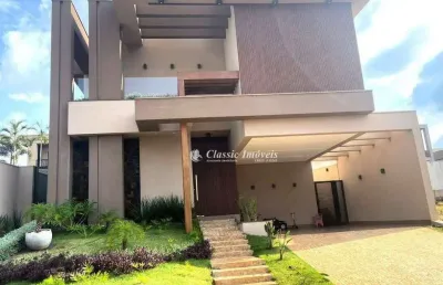 Sobrado com 4 dormitórios à venda, 260 m² por r$ 2.300.000,00 - quinta dos ventos - ribeirão preto/sp