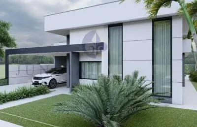 Belíssima casa nova à venda no ibi aram 01 em itupeva - a/c 260,00 m² - 03 suítes, quintal, piscina, 04 vagas, lazer.