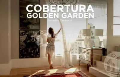 Golden garden apartamento duplex linda vista mar com 4 suítes e 5 vagas no coraç