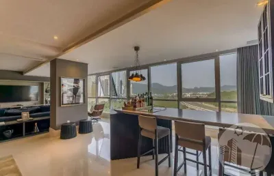 Marina beach towers com 4 suítes 4 vagas e garagem para barco