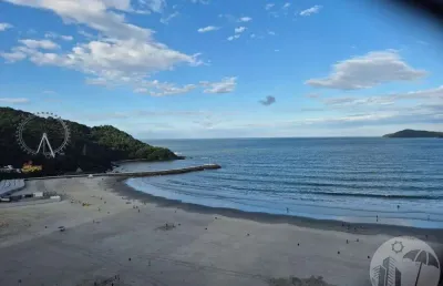 Vista deslumbrante da orla de bc  cobertura 2 aps integrados