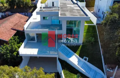 Casa em condomínio fechado com 4 quartos à venda na cananéia, 108, marambaia, vinhedo, 520 m2 por r$ 3.920.000