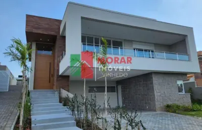 Casa em condomínio fechado com 5 quartos à venda na grosseto, 106, monte alegre, vinhedo, 396 m2 por r$ 4.470.000