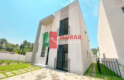 Casa em condomínio fechado com 3 quartos para alugar na rua dos servidores públicos, 520, sao joaquim, vinhedo, 145 m2 por r$ 7.100
