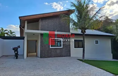 Casa em condomínio fechado com 4 quartos à venda na itajubá, 129, marambaia, vinhedo, 280 m2 por r$ 2.600.000