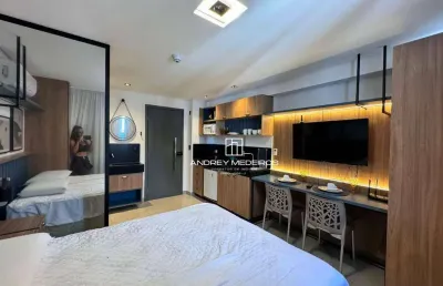 Flat com 1 dormitório à venda, 18 m² por r$ 350.000 - jardim oceania - joão pessoa/pb