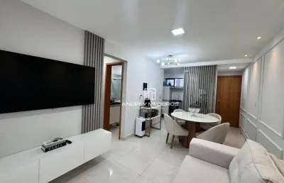 Apartamento mobiliado com 2 dormitórios à venda, 60 m² por r$ 420.000 - bessa - joão pessoa/pb