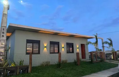 Casa para venda em passo de torres, praia azul, 2 dormitórios, 1 suíte, 2 banheiros, 1 vaga