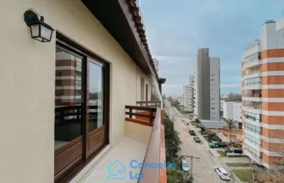 Cobertura duplex para venda em torres, praia grande, 3 dormitórios, 1 suíte, 3 banheiros, 1 vaga