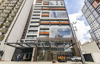 Apartamento novo 1 dormitório na visconde de guarapuava