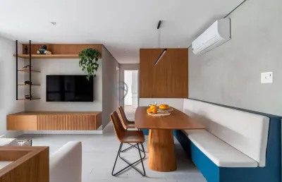 Apartamento conceito com vista para bosque nativo – mobiliado e pronto para mora